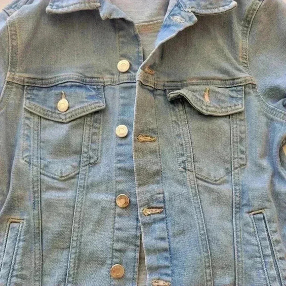H&M Denim jean jacket size xs - Picture 2 of 5